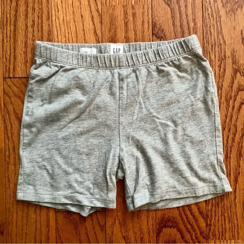 GAP Kids Casual Biker Cartwheel Heather Gray Elastic Waist Shorts Girl’s Size 10